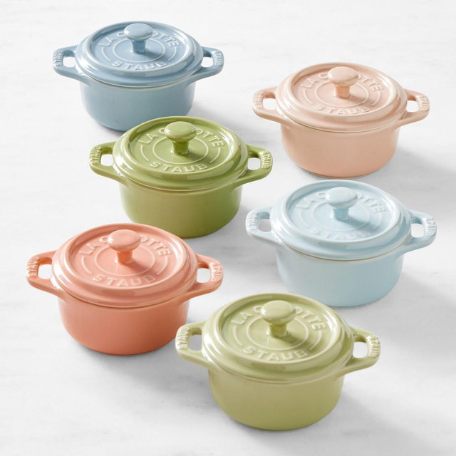 Staub Pastel Mini Cocottes, Set of 6