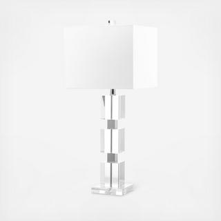 Crystal Cube Table Lamp