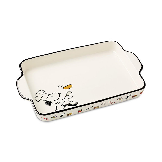 Lenox Chef Snoopy Rectangular Porcelain Baker