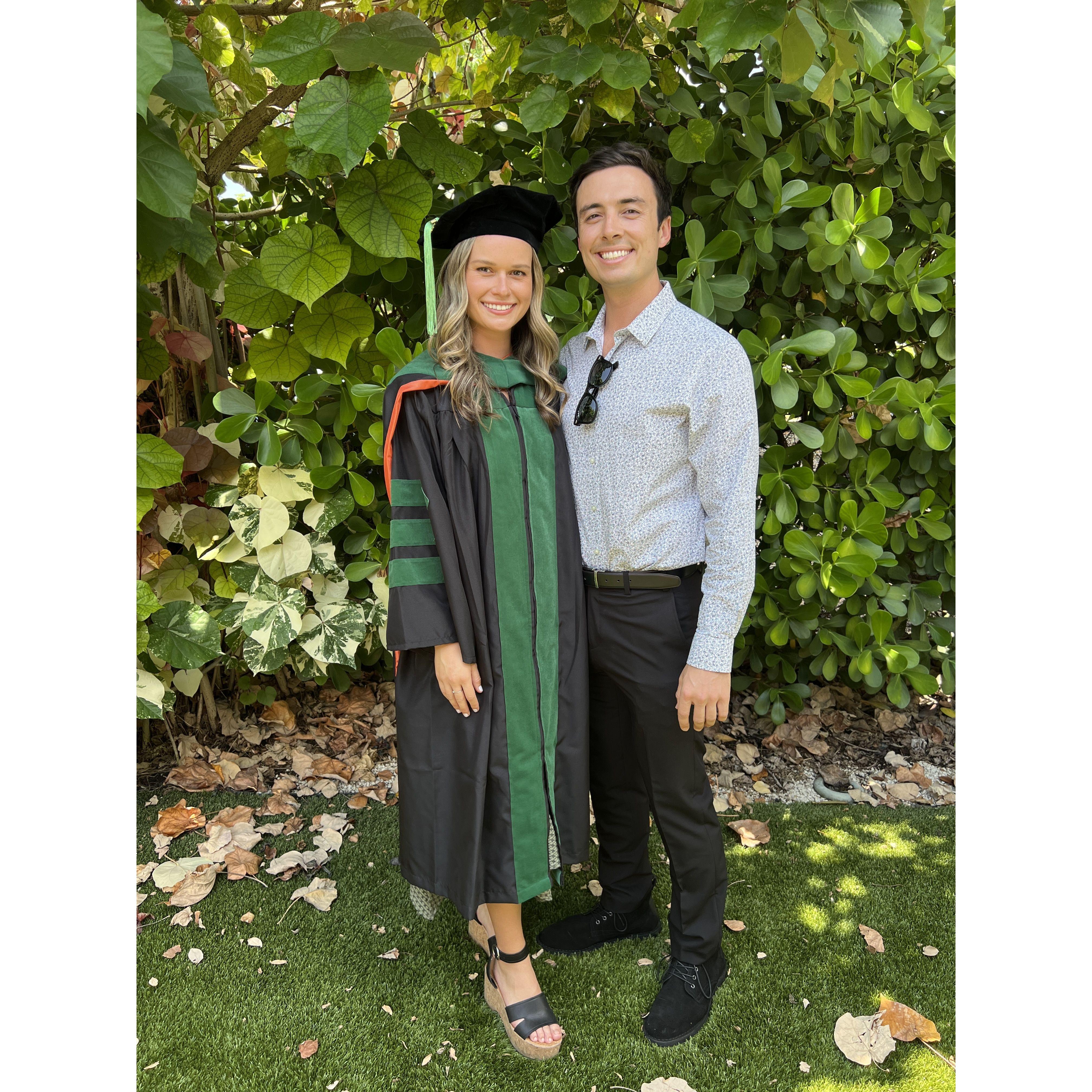 Hailey's medical school graduation