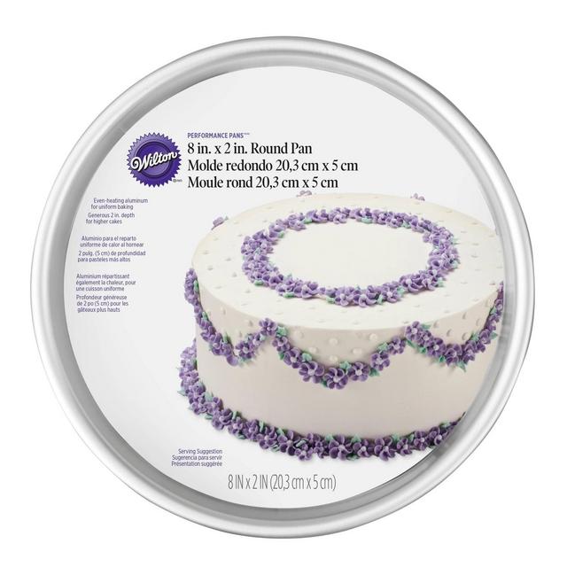 Wilton 8" Performance Pans Aluminum Round Cake Pan