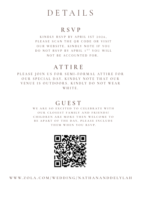 The Wedding Website of Delylah Briones and Nathan Hernandez