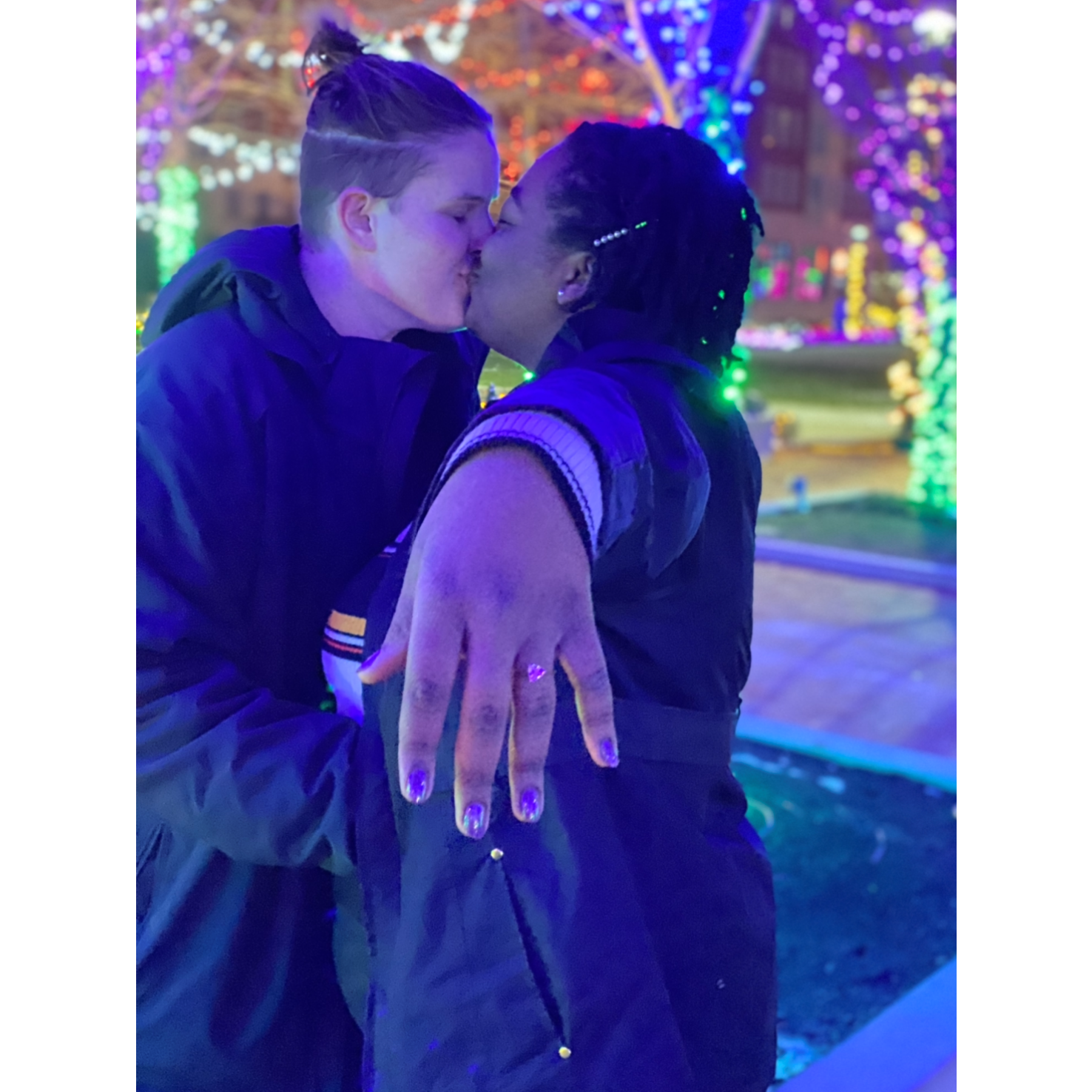 The night we got engaged!