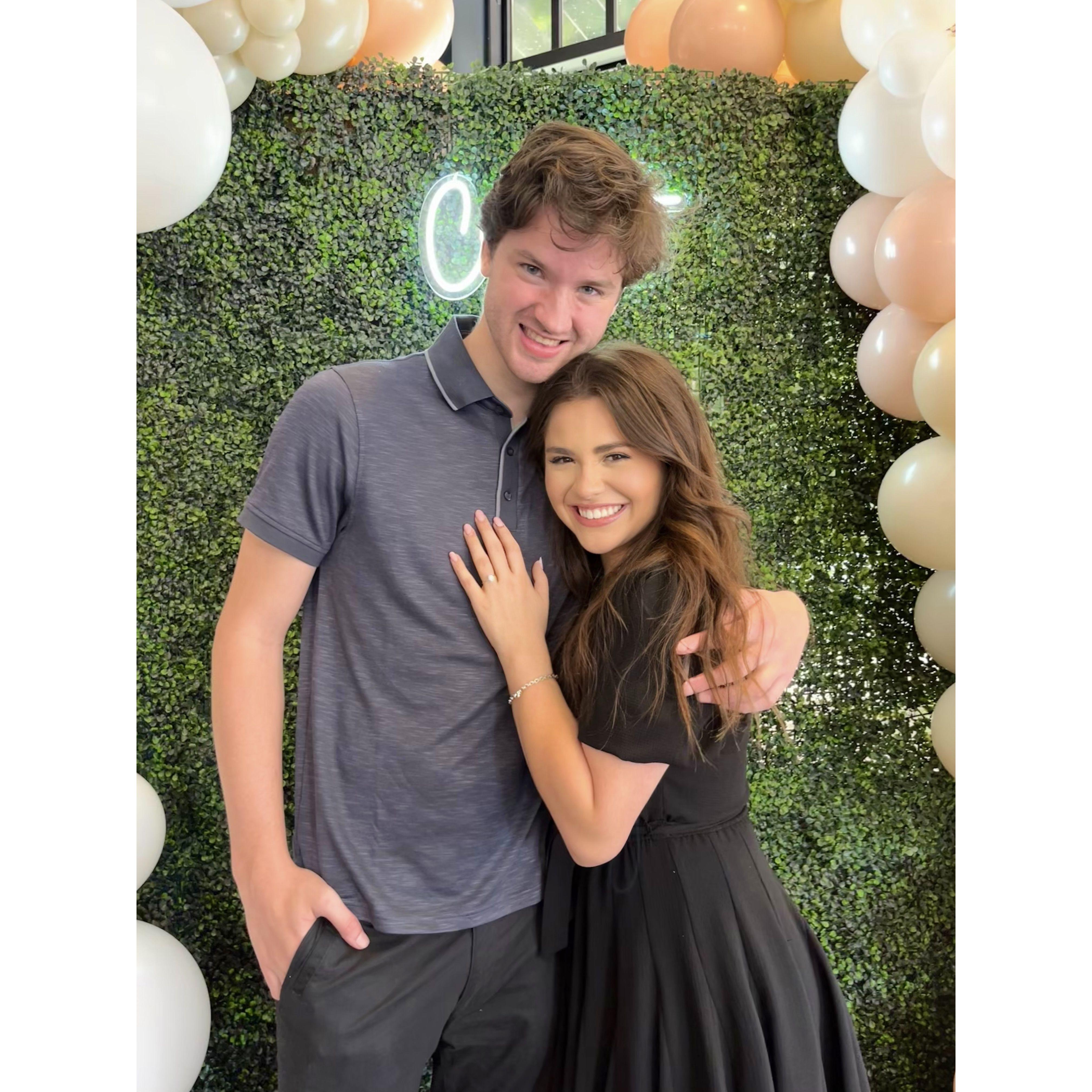 We got engaged!!!