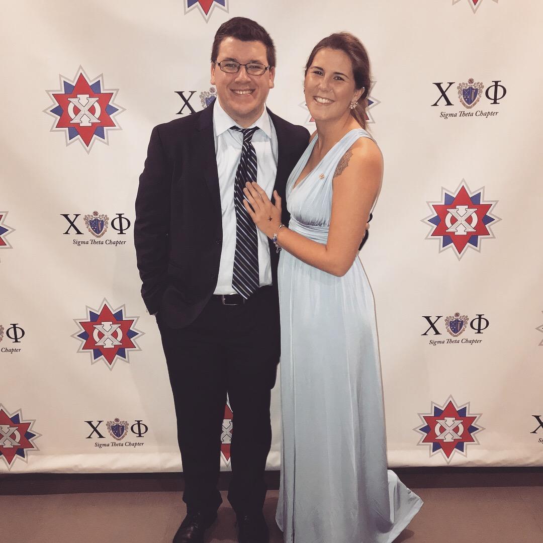 Shane's Chi Phi chartering ceremony