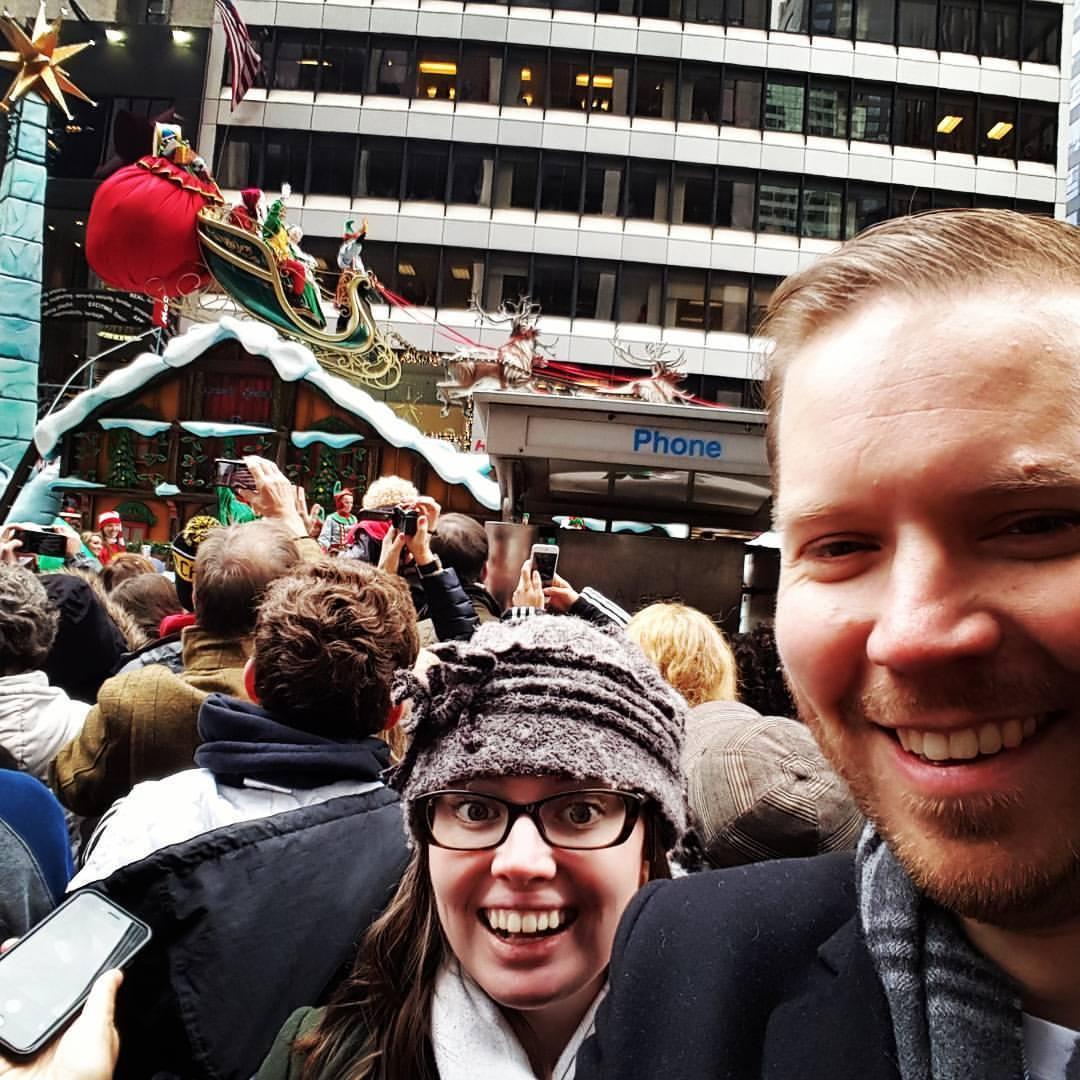 The 2016 Macy's Thanksgiving Day Parade.
"SANTA!" Molly exclaimed.