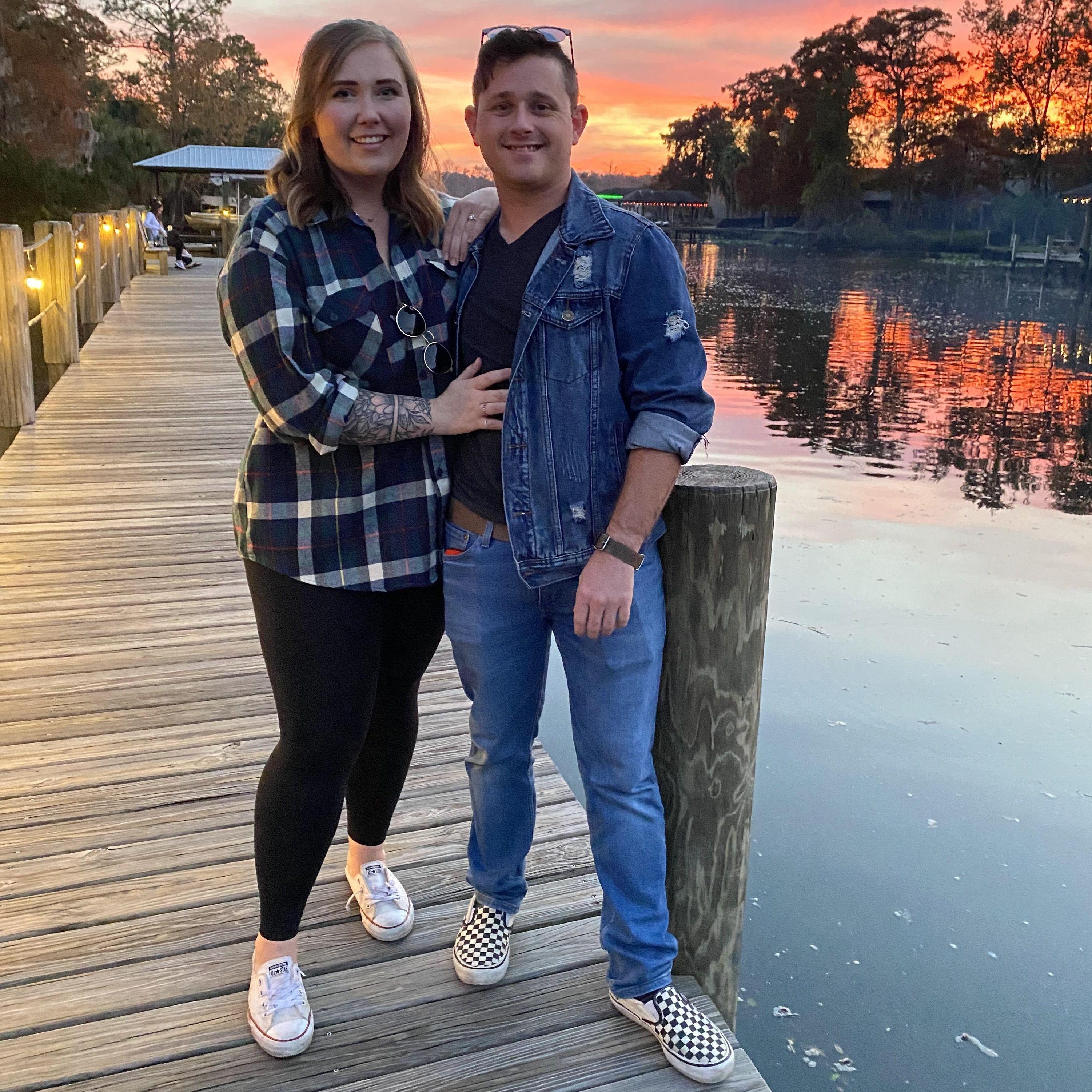 The night we got engaged!