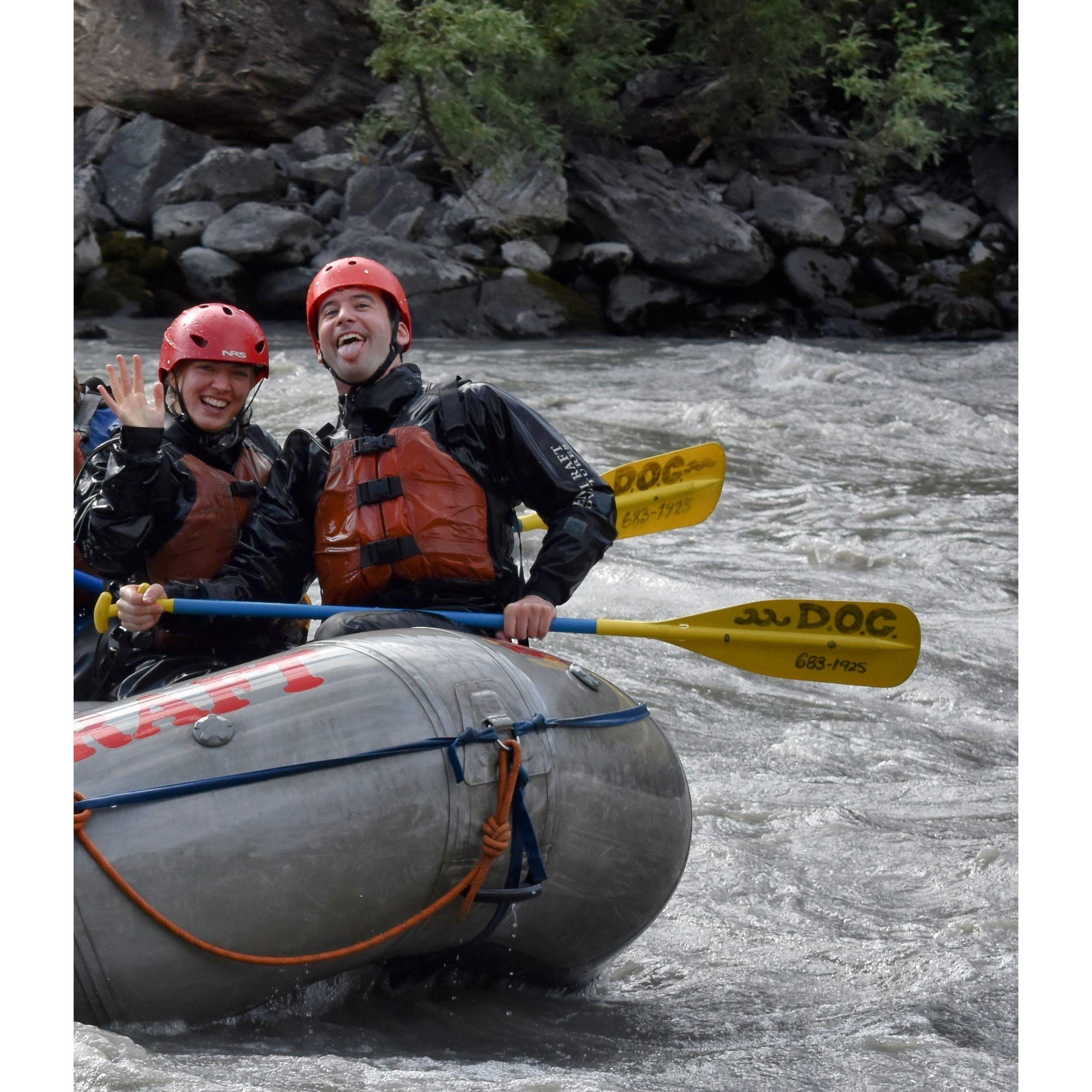 River rafting!! We got COVID this day (probably!)