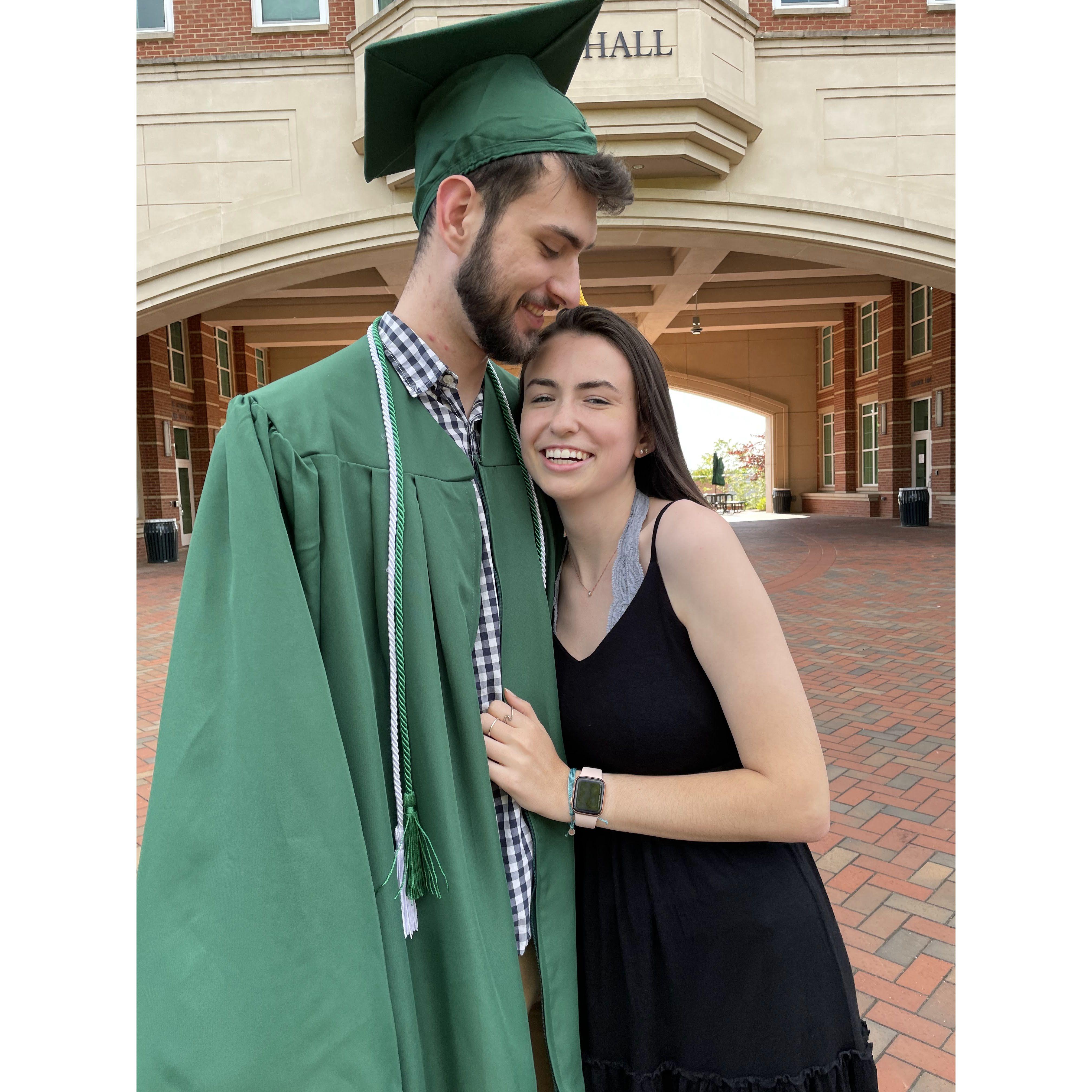 2021 - Stefan's college graduation
