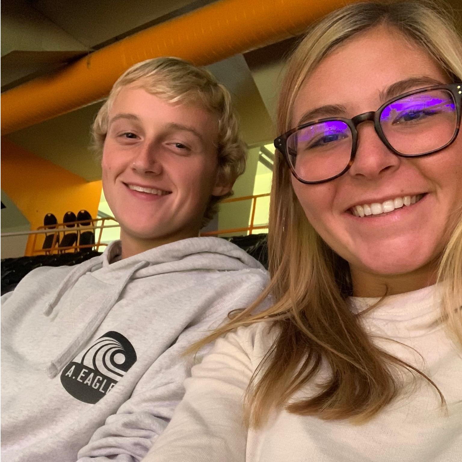 Watching some volleyball at University of Tennessee.