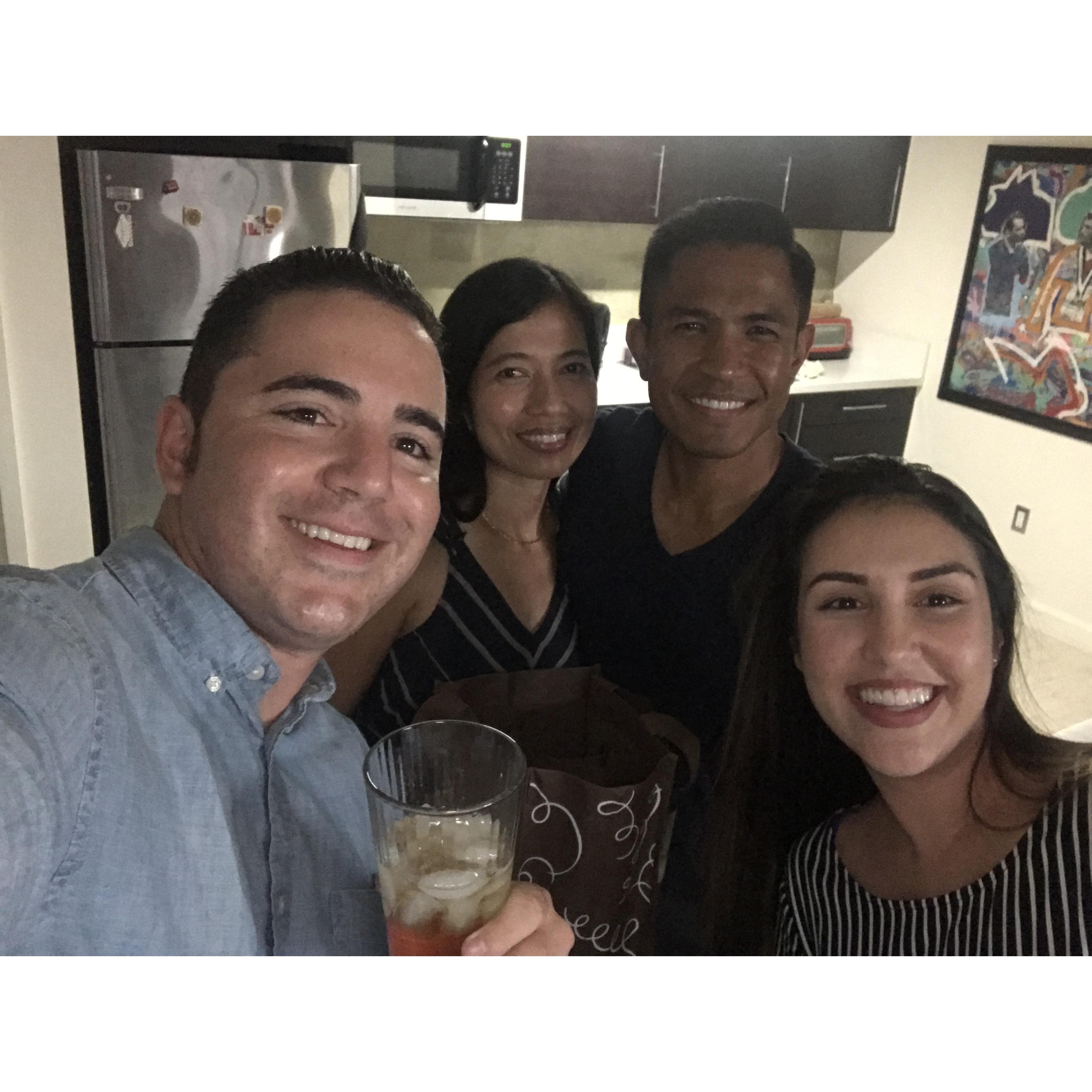 Dinner night with our awesome foodie friends Roman and Ama! DTLA