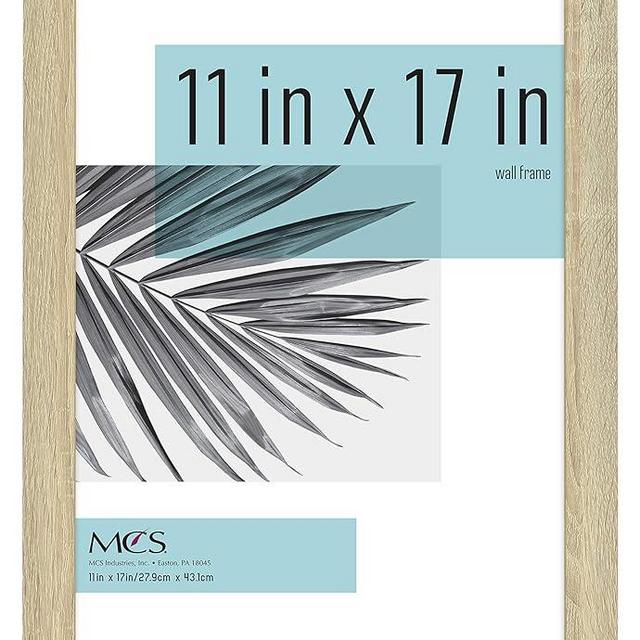 MCS Studio Gallery Frame, Natural Woodgrain, 11 x 17 in , Single