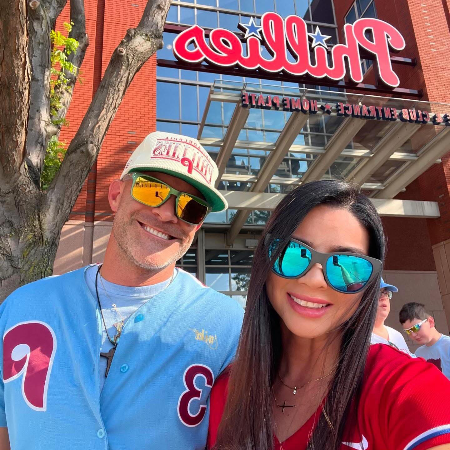 1st Phillies game for Cindy!