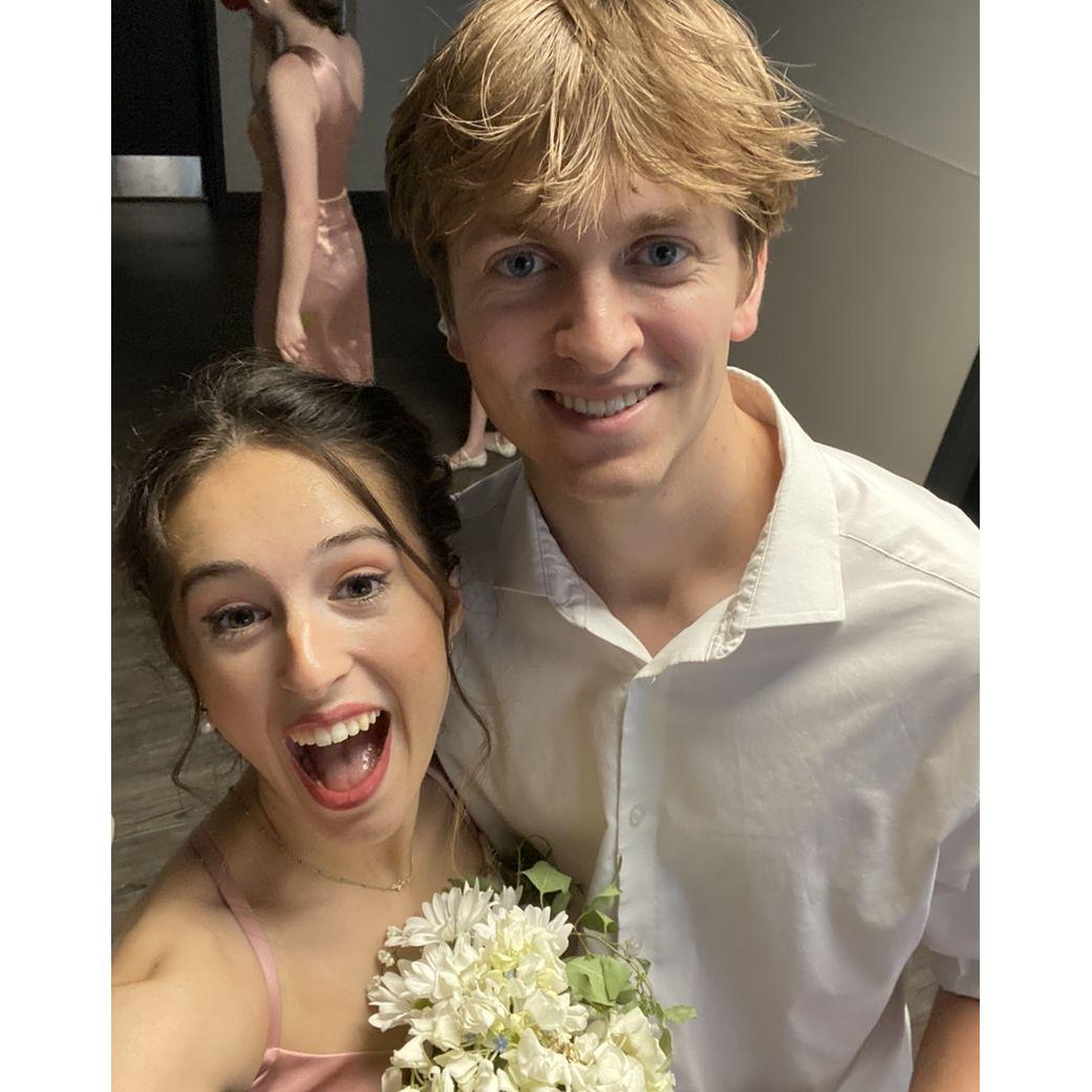 July 6th, 2024: Another pic at Hayden and Seth Forrester's wedding! This was the 4th wedding we went to that Summer!