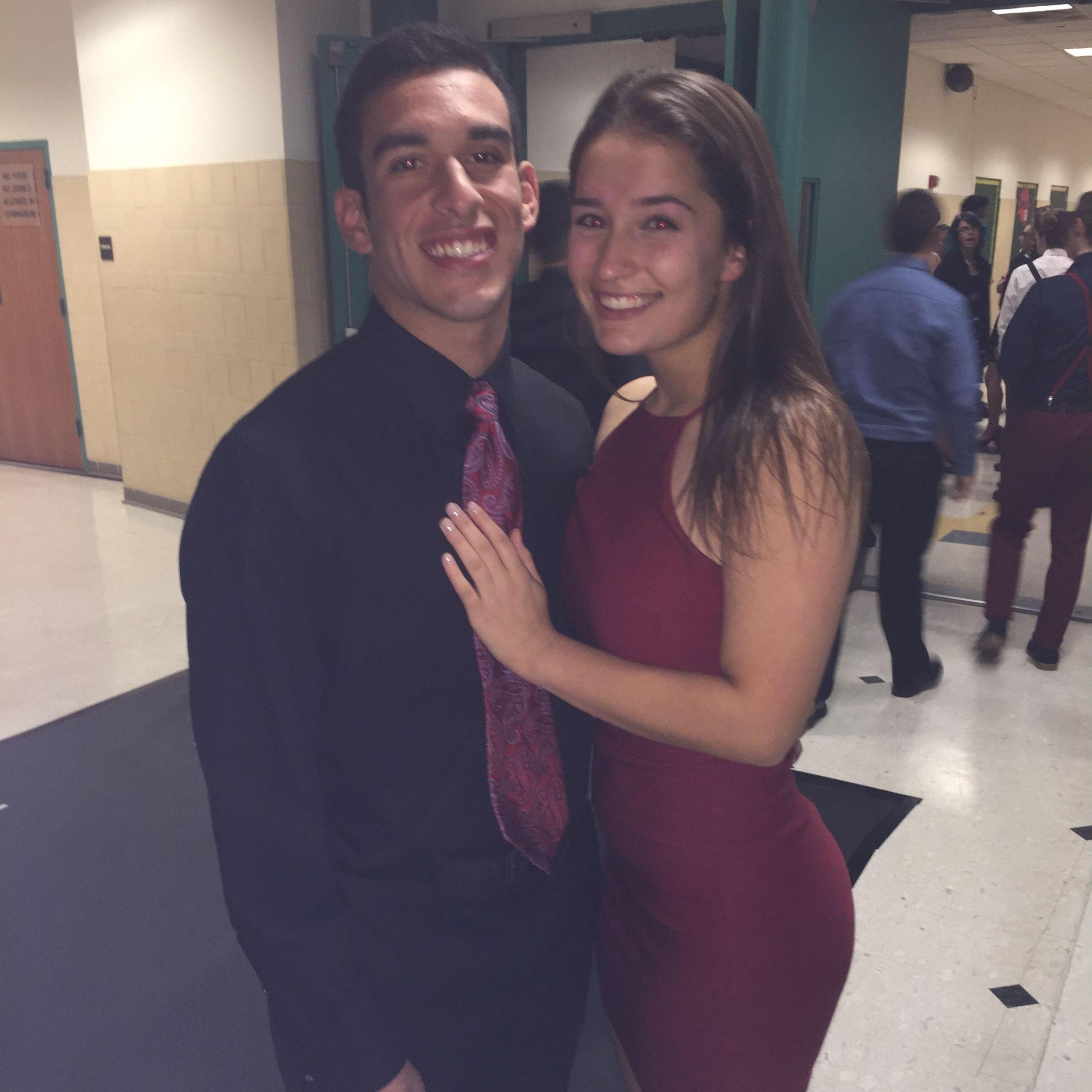 2015: Kicking off senior year by dancing the night away at Homecoming.