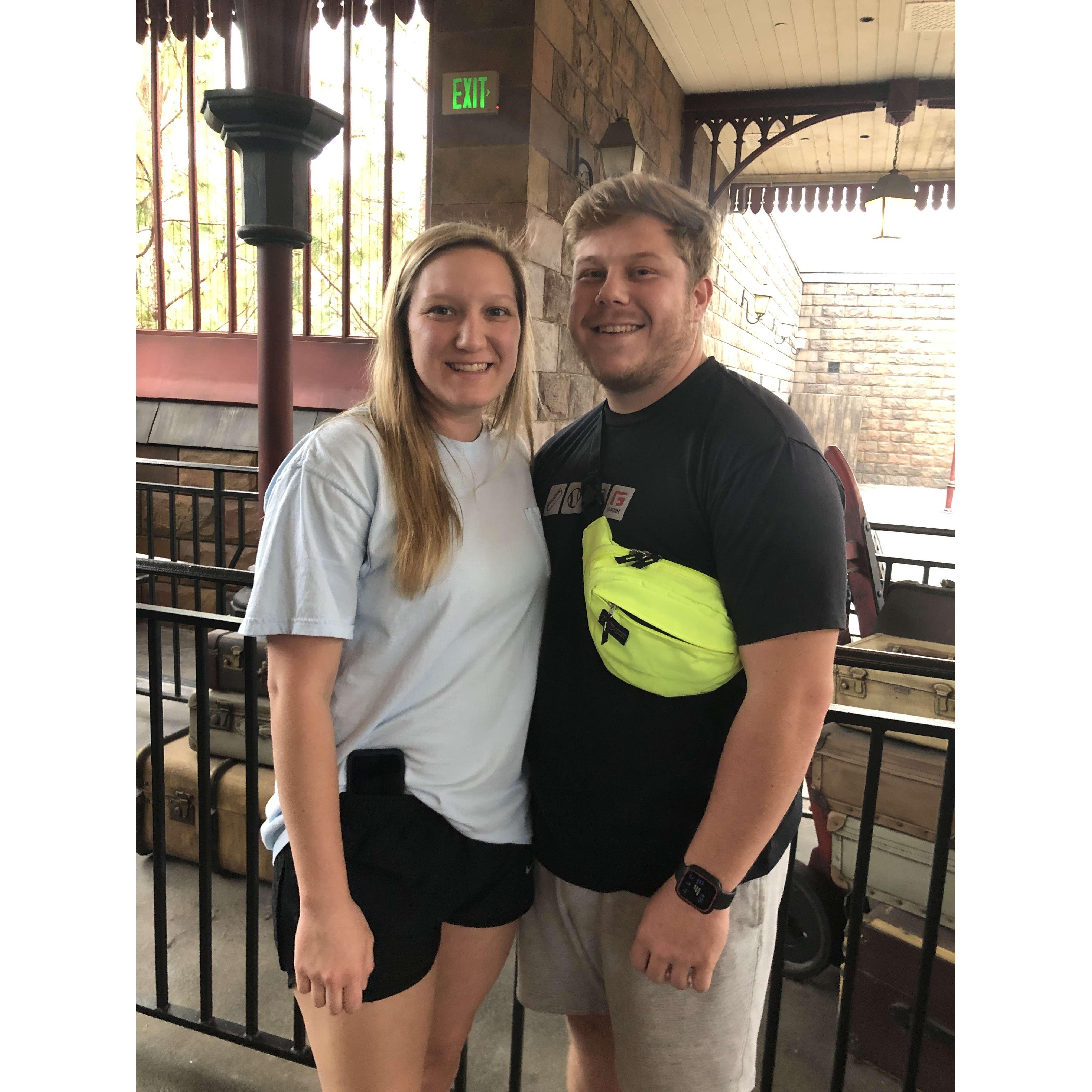 First trip to Universal together and first Thanksgiving together