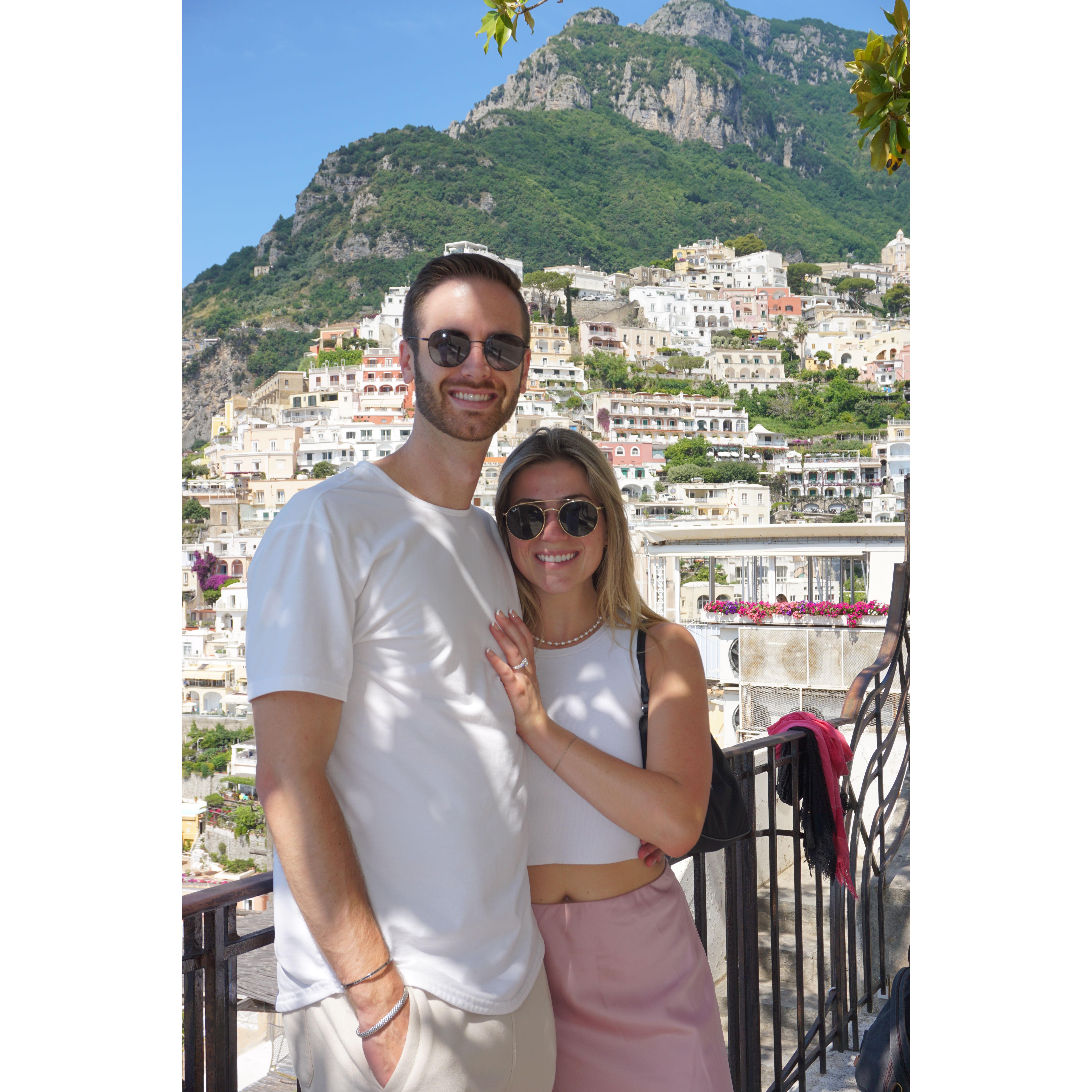 After we got engaged we got to go visit Positano