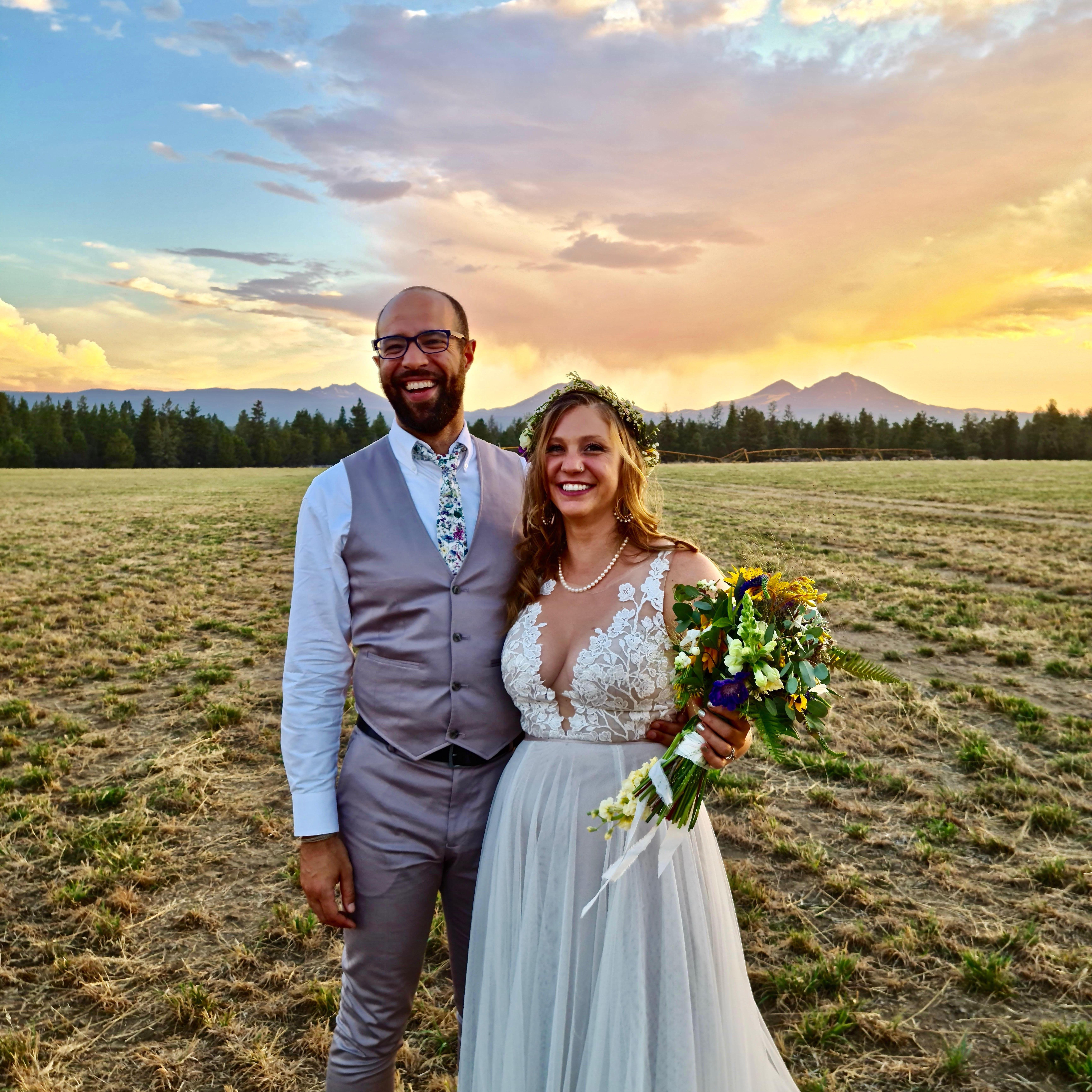 A sunset as colorful as our love!