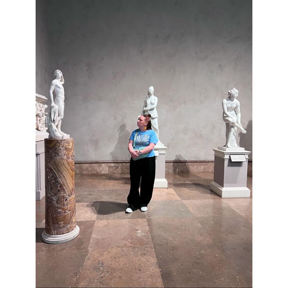 Kat has come to terms with the fact that life with Tim is frequently spent in museums. She is ok with that.