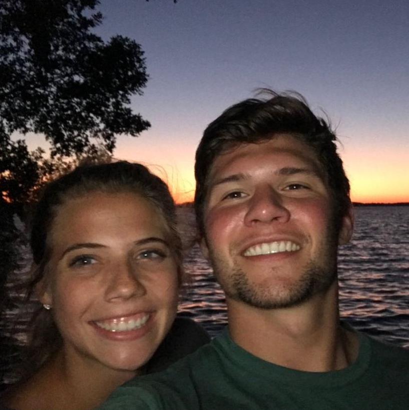 June 2018: Our first picture together as a couple and not just friends :)