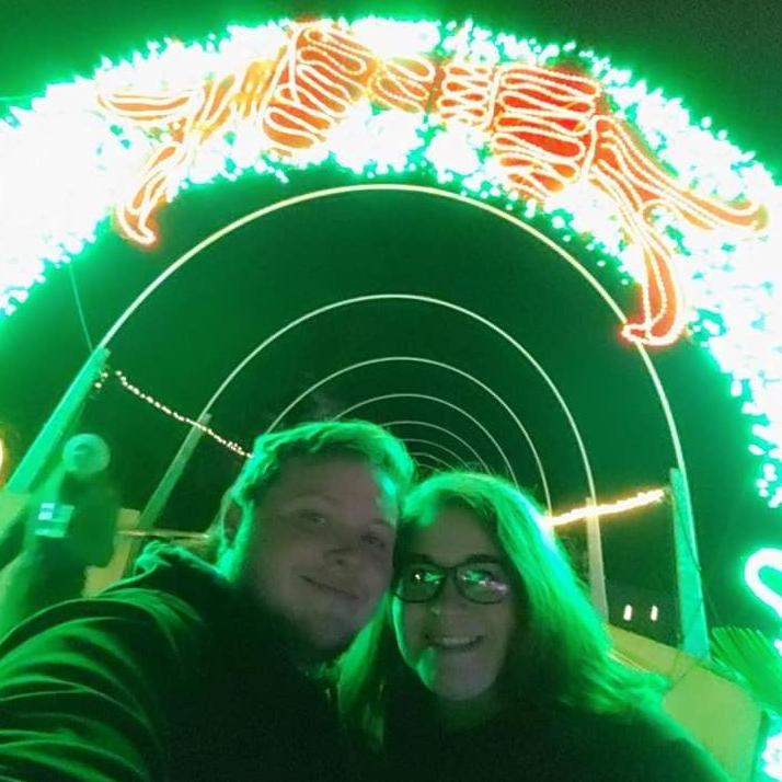 Brew Lights at the Oregon Zoo - November 2019, right before Hayden proposed to Shawntel!