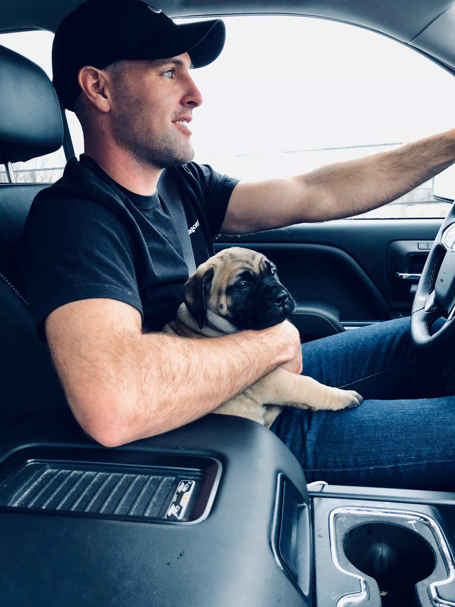 The day we got our Charlie puppy!
