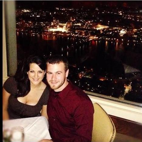 Our first real "date" at the Top of the Hub Restaurant in Boston. Where 4 years later, he proposed!