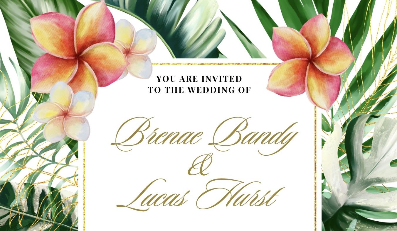 The Wedding Website of Brenae Bandy and Lucas Hurst