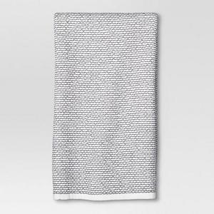 Geometric Weave Kitchen Towel Navy - Threshold™