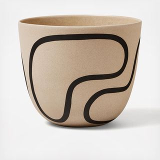 Large Outline Planter with Saucer