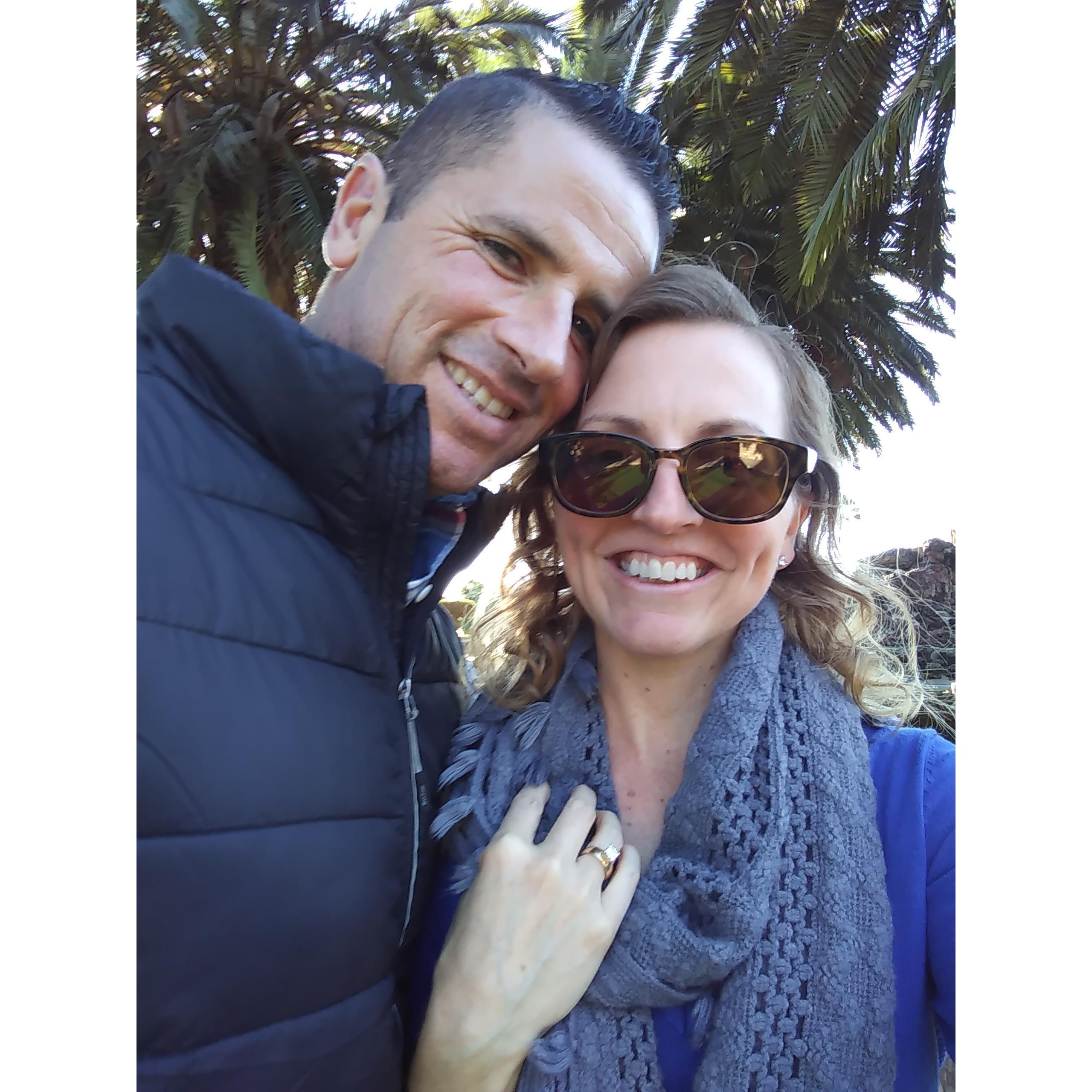 Jaime had just asked me to marry him! The best birthday present ever!