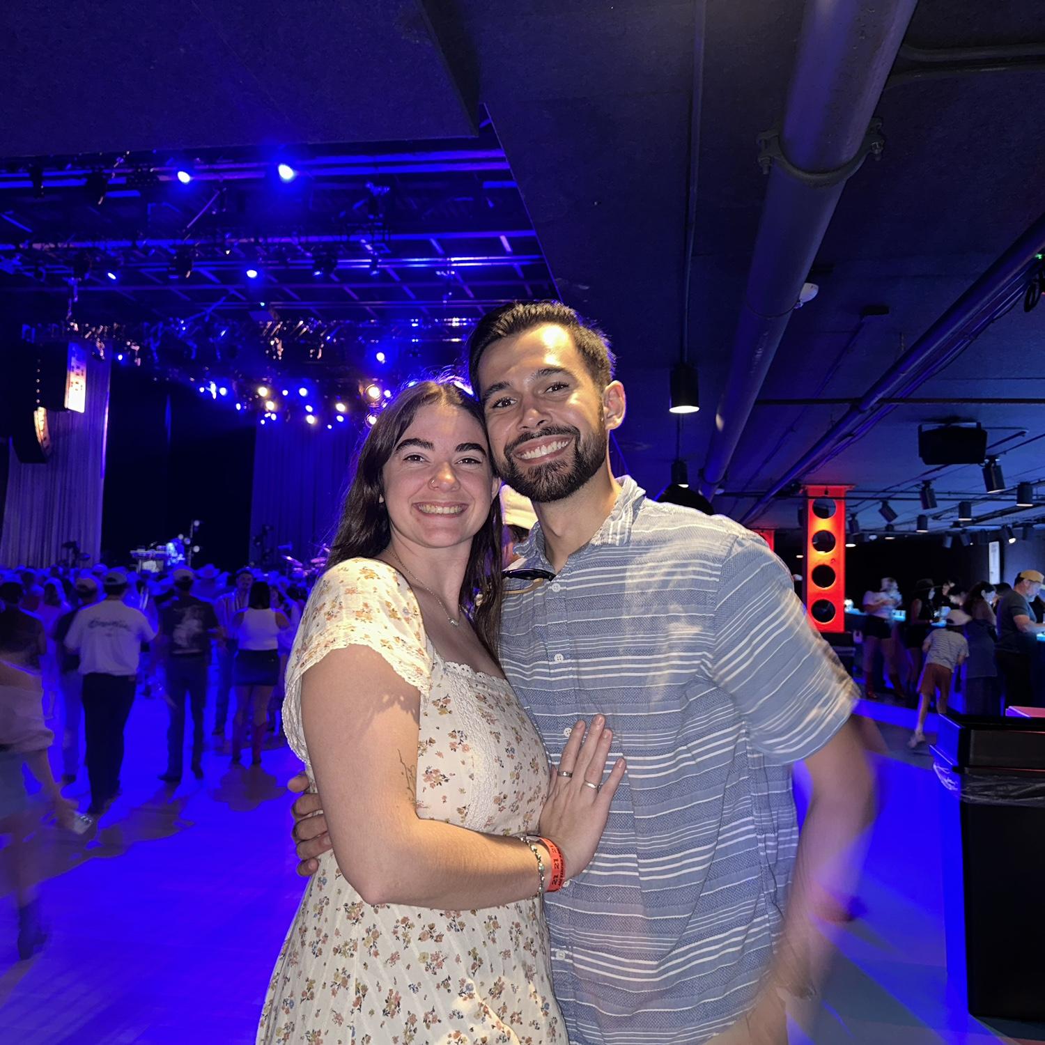 Our first night out in Houston!