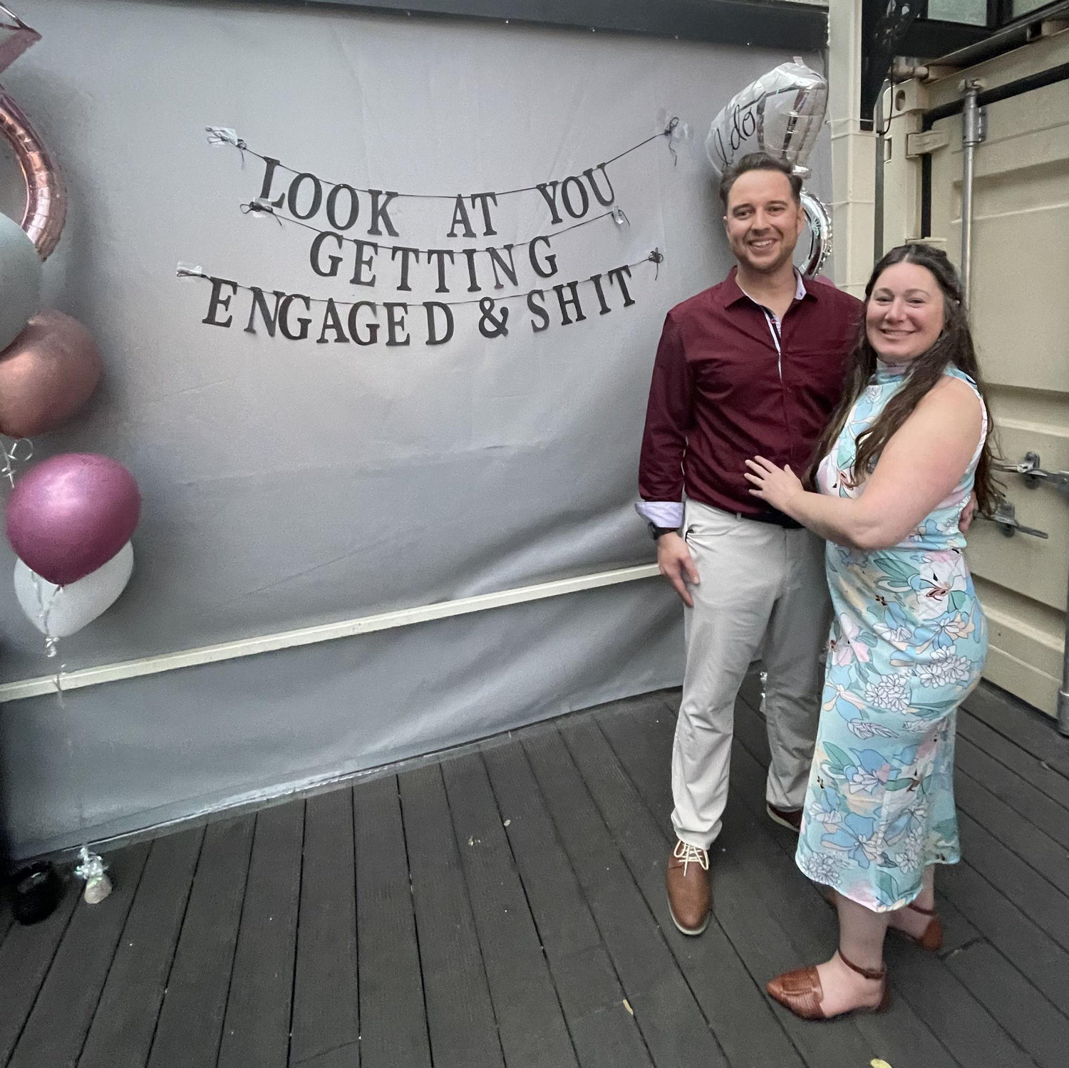 Max surprised me with the best engagement party!