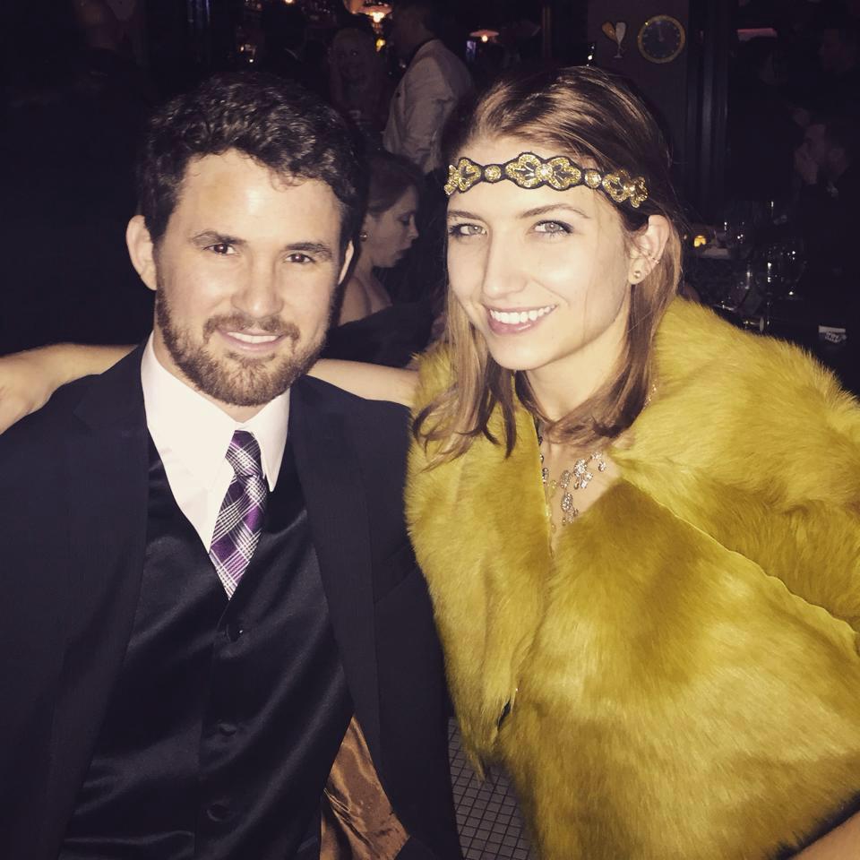Our first New Year's Eve together.