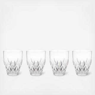 Aurora Tritan Plastic Stemless Wine Tumbler, Set of 4
