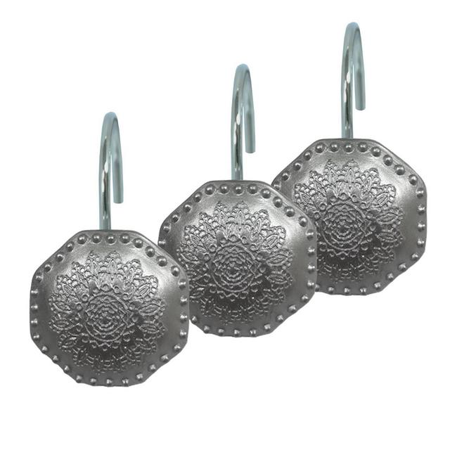 Lena Shower Hooks Silver - Popular Bath