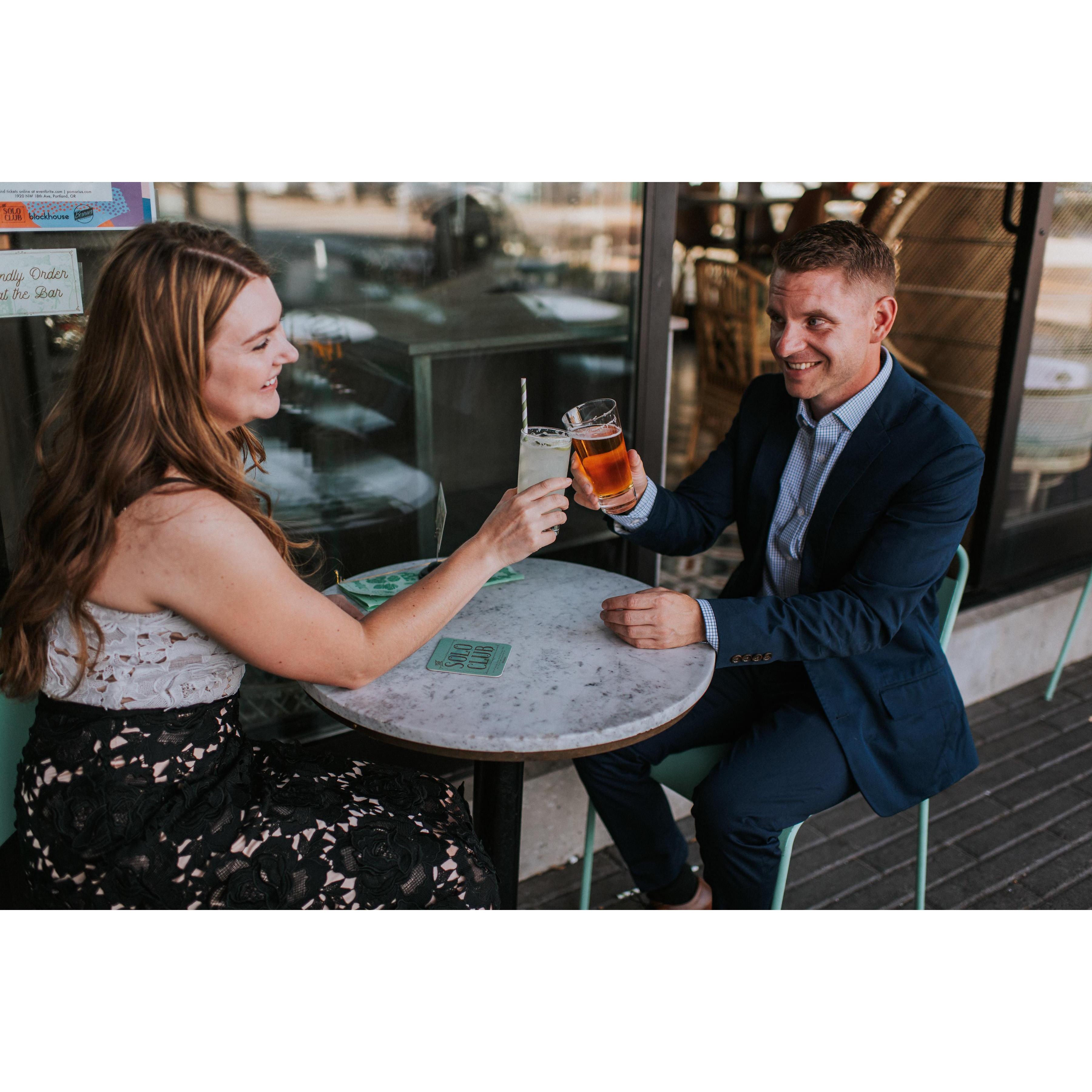Engagement photos by Matt Schmachtenberg Photography.