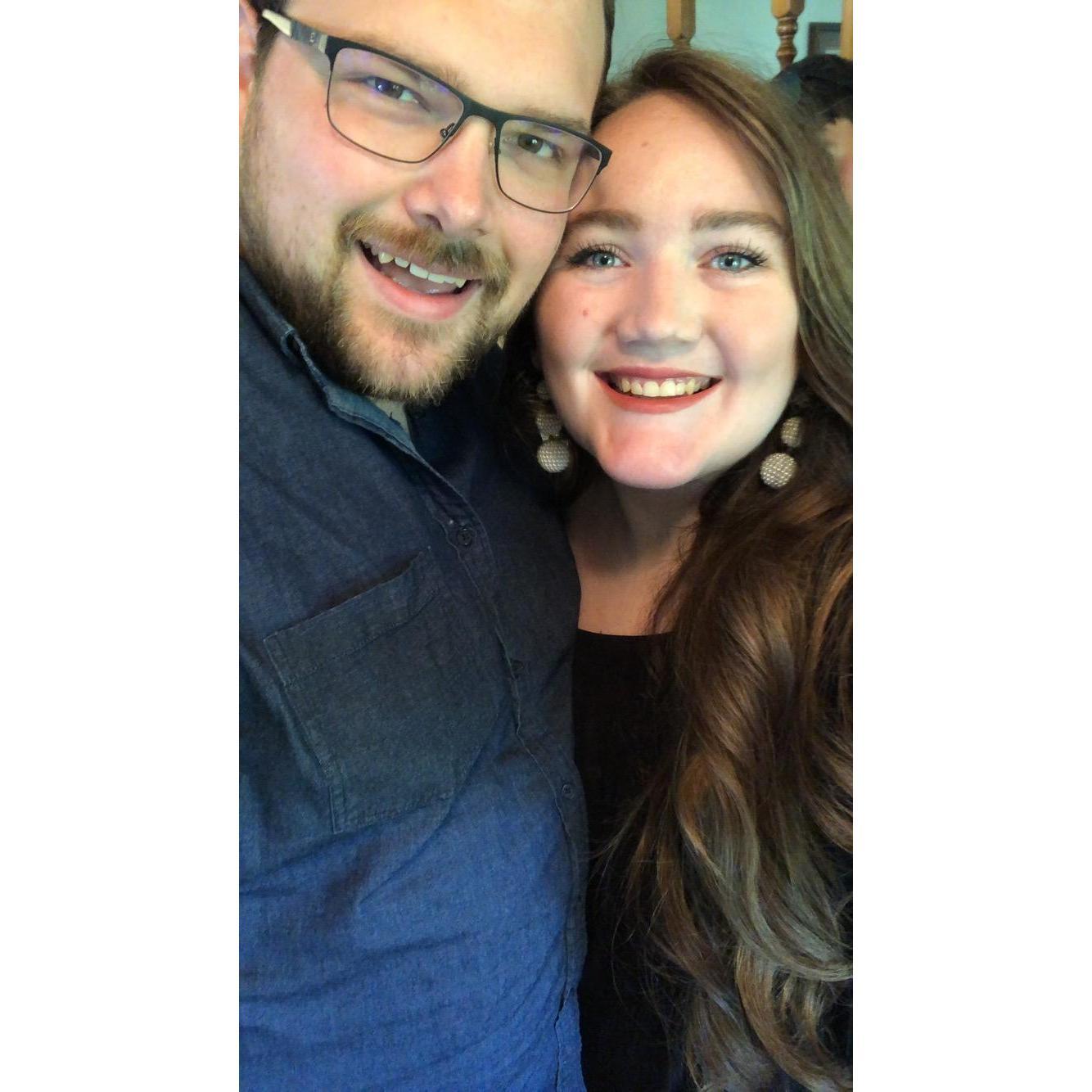 Mary Kate's Birthday weekend- Aaron surprised her by coming down to celebrate- September 2019.
