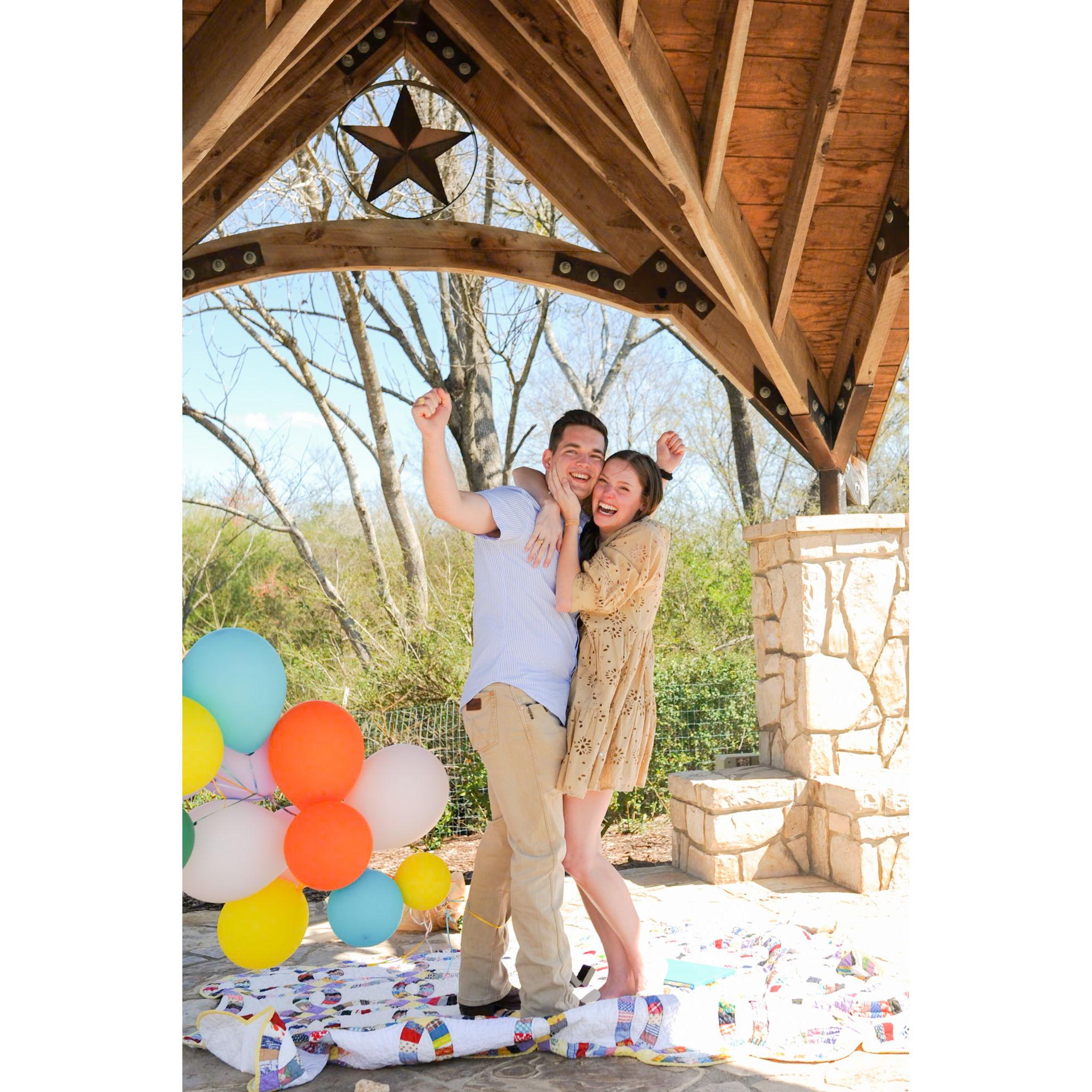 The day Anna said "YES!"