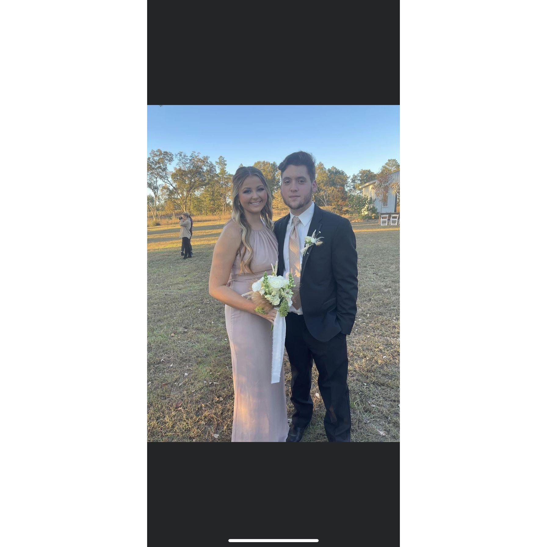 Bridesmaid and Groomsman