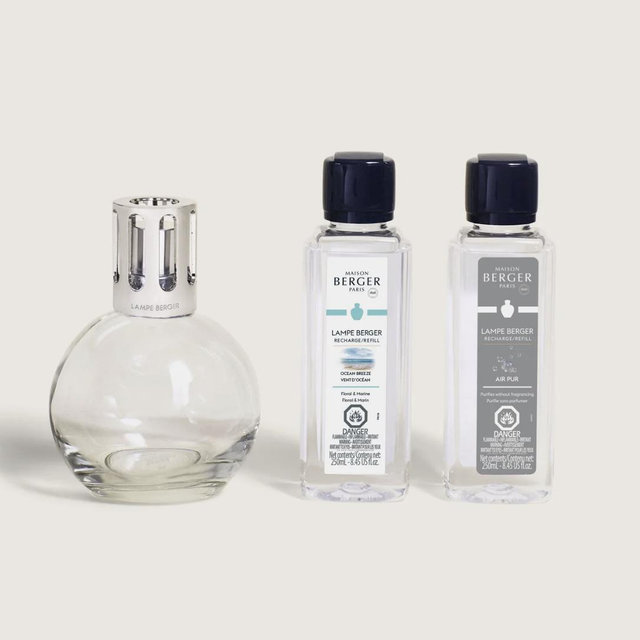 Essential Round Lamp Ritual Starter Kit with Air Pur So Neutral + Ocean Breeze
