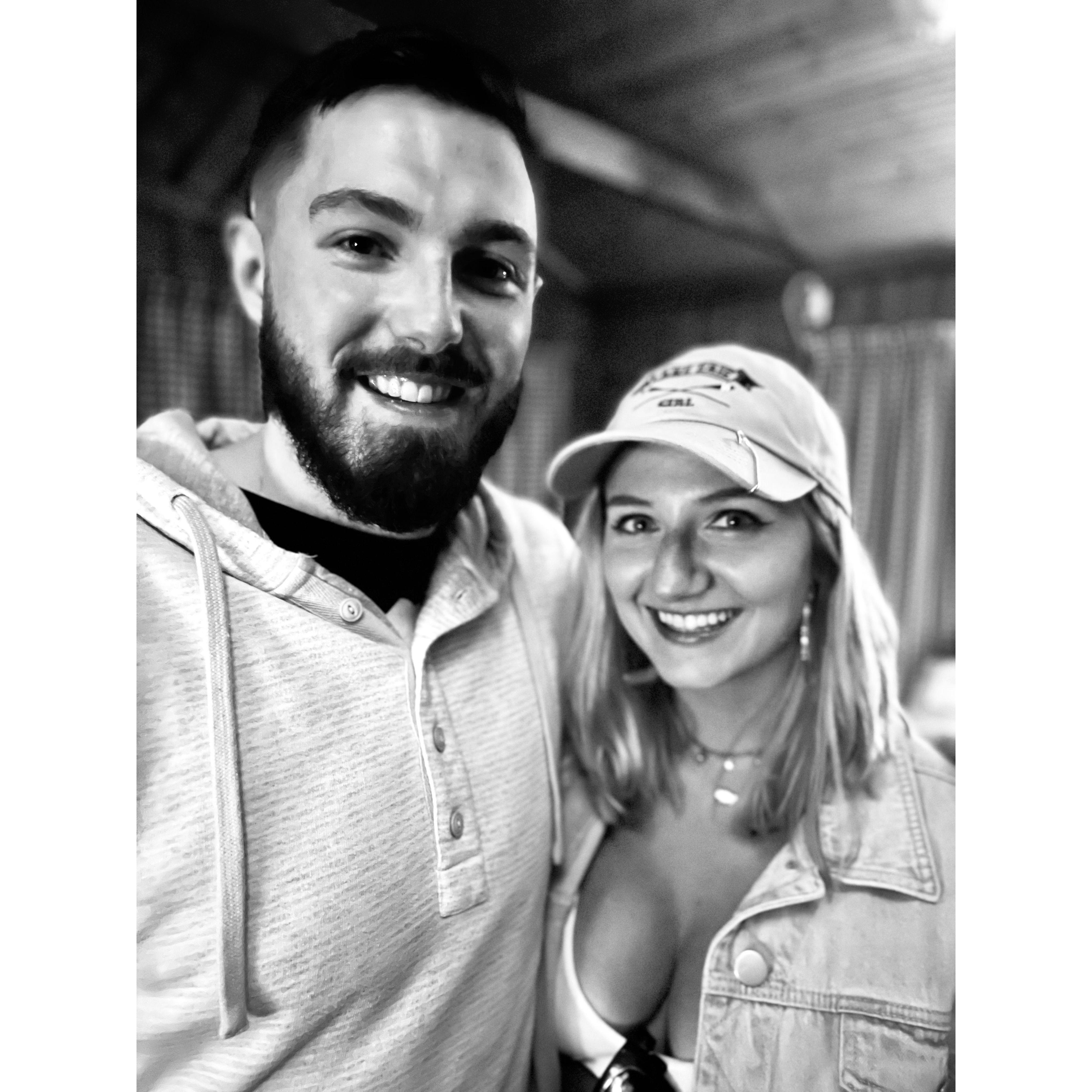 One of the first photos together (that we can find)
