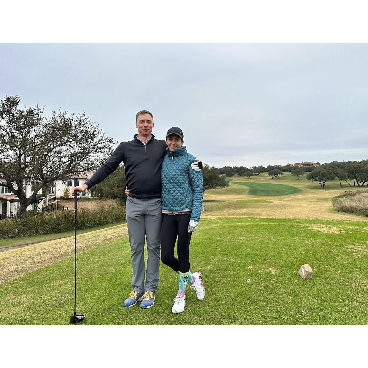 Golfing in Austin TX