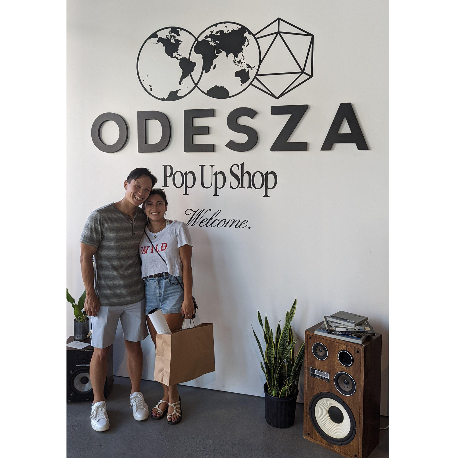 Visited our favorite DJ's pop up shop before the show, in Seattle 2022
