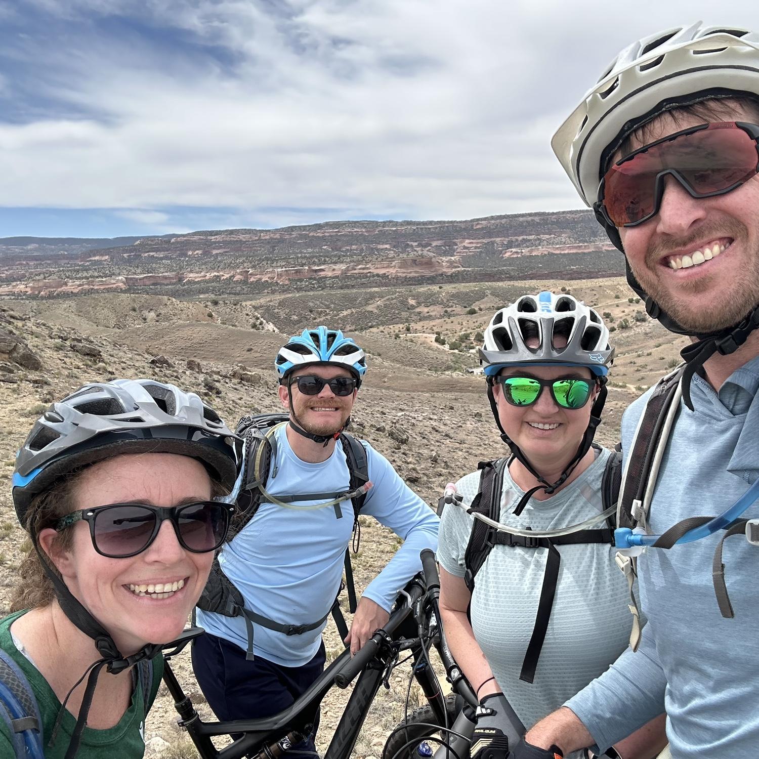 Mountain biking near Grand Junction, CO