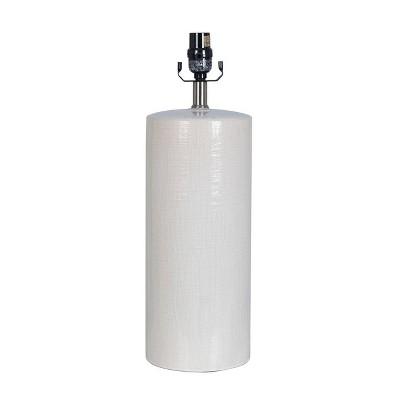 Large Ceramic LED Lamp Base White - Threshold™