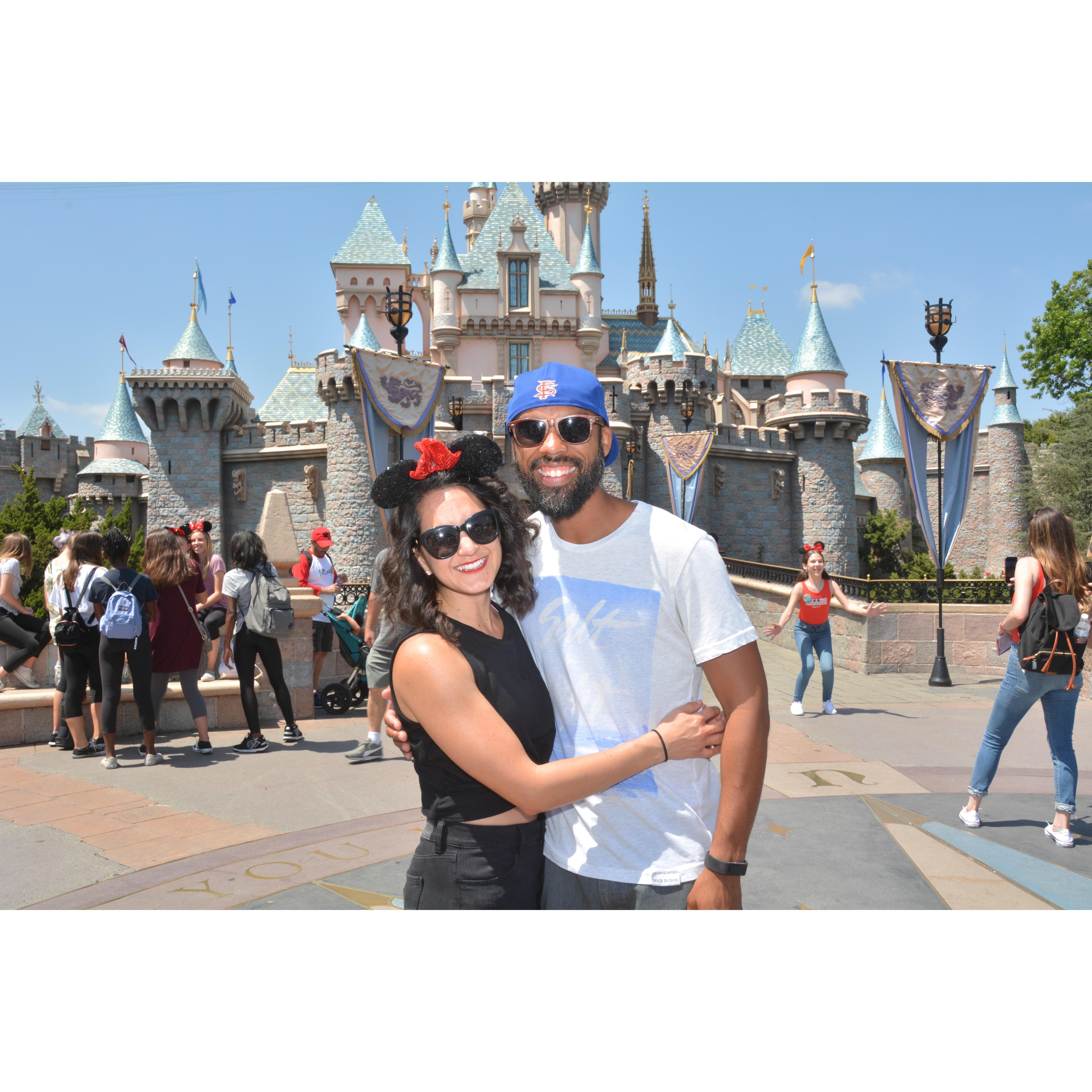 Our first Disneyland visit together!