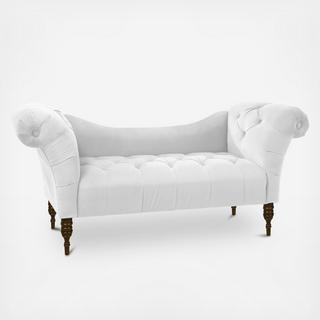 Velvet Tufted Chaise Lounge