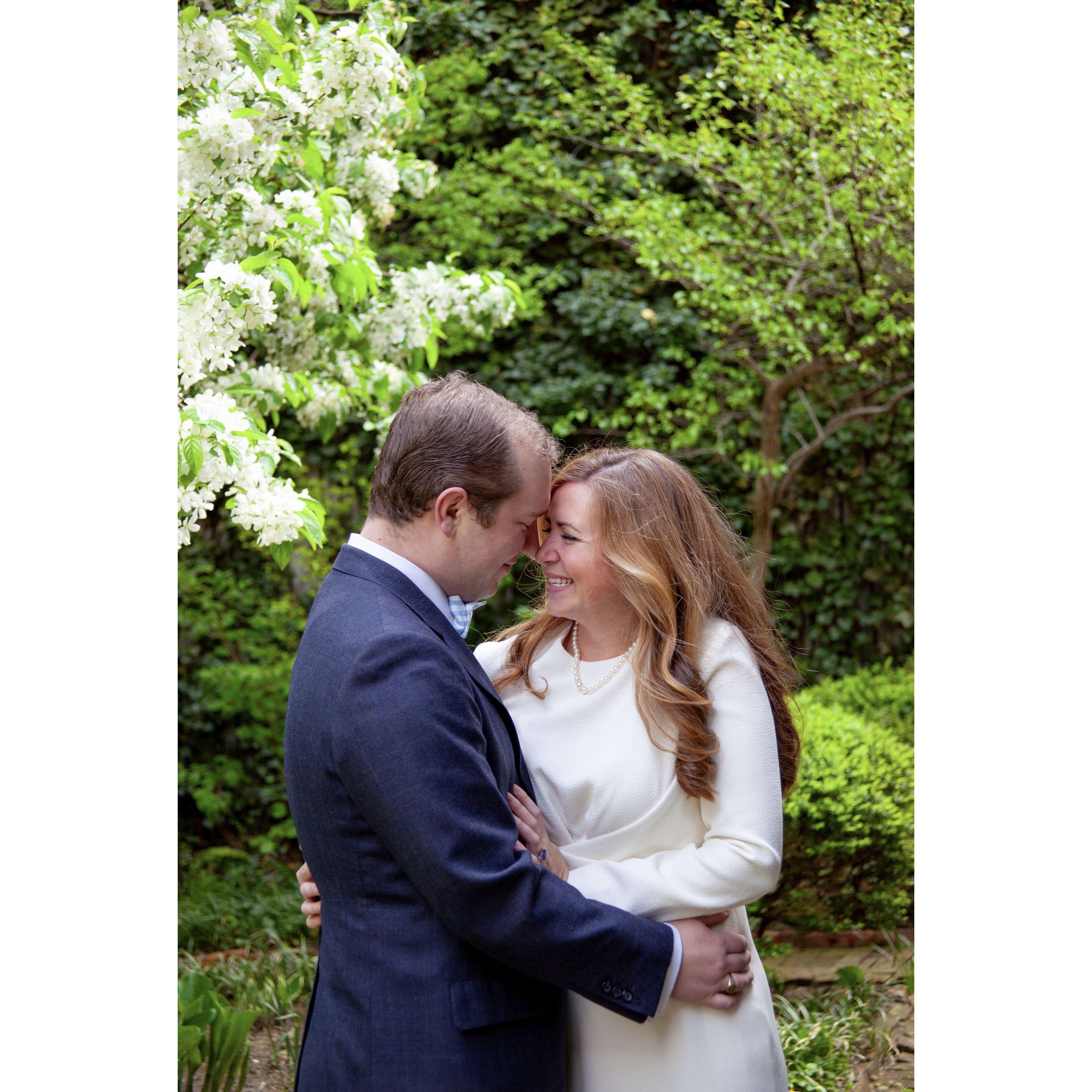 Our engagement shoot in our new Sutton Place neighborhood