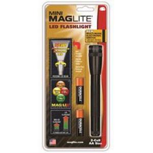 Mini-Maglight Led Flashlight 2-Aa With Holster